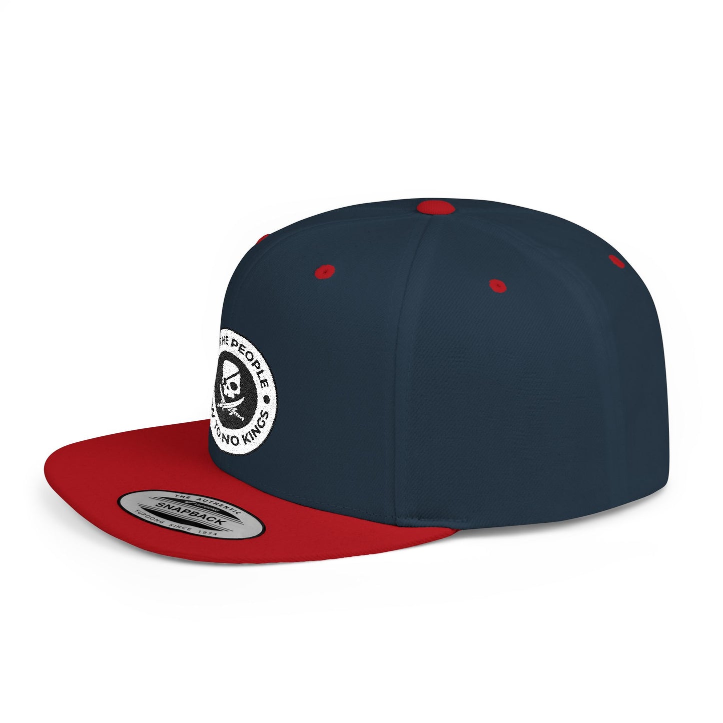 We The People Bow To No Kings – Flat Bill Snapback Hat