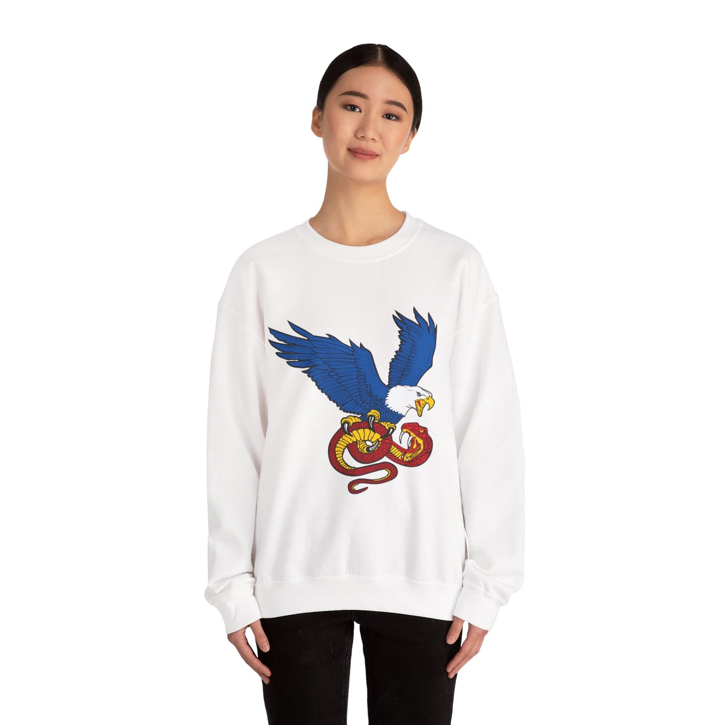 Democracy Eagle Vs. Fascist Snake - Sweatshirt