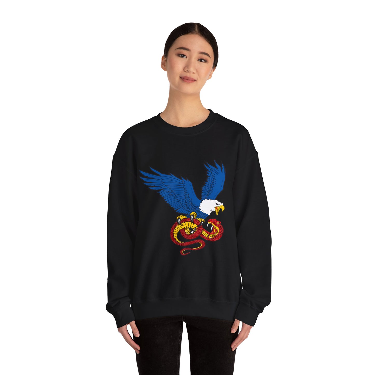 Democracy Eagle Vs. Fascist Snake - Sweatshirt