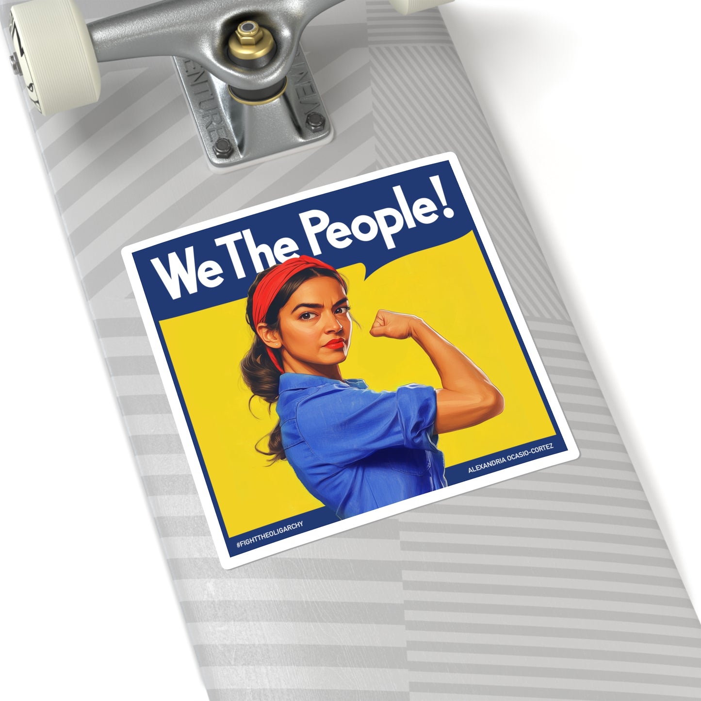 We The People - Square Stickers - Free Oppression