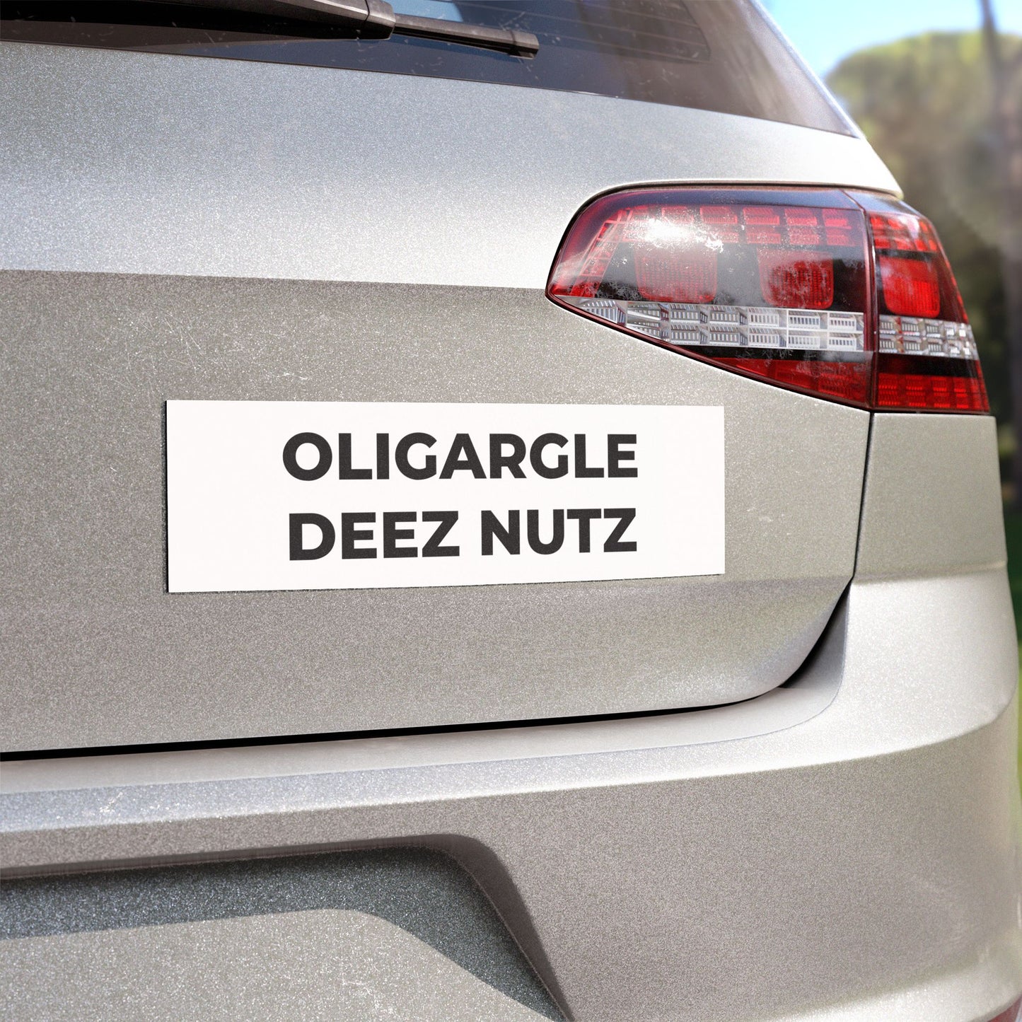 Car Magnet - Oligargle Deez Nutz - Free Oppression