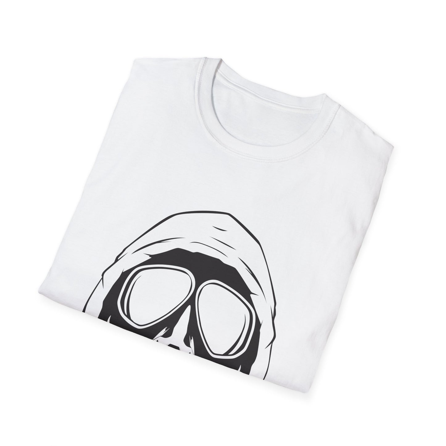 Hooded Antifa Gasmask Three Arrows T-shirt