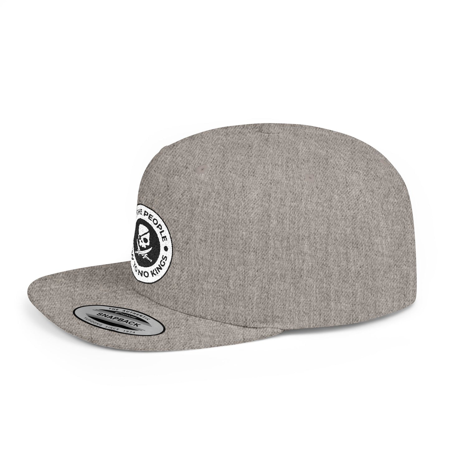 We The People Bow To No Kings – Flat Bill Snapback Hat