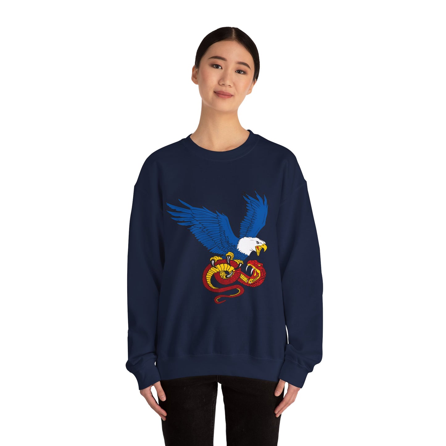 Democracy Eagle Vs. Fascist Snake - Sweatshirt