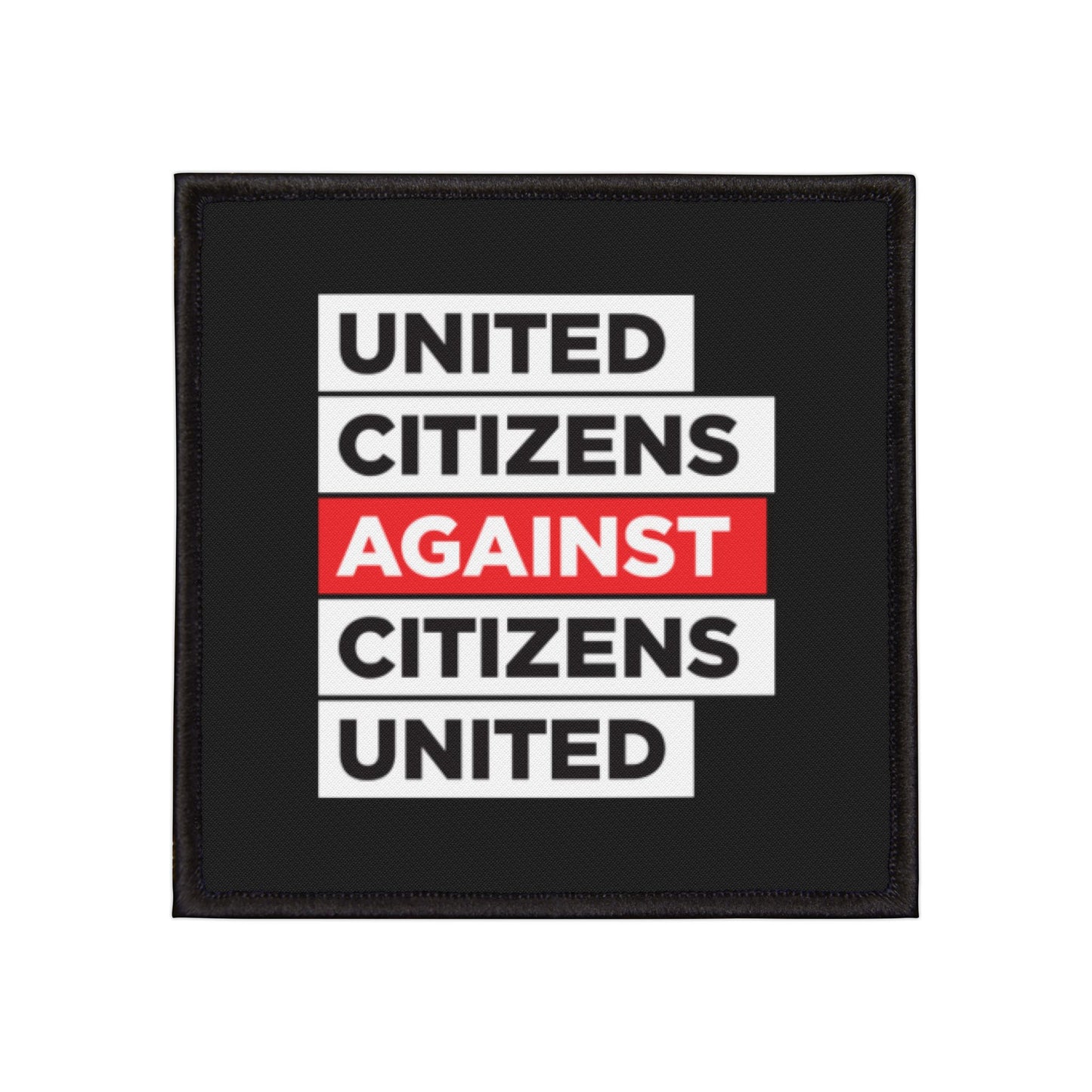 United Citizens Against Citizens United - Iron-On Patch