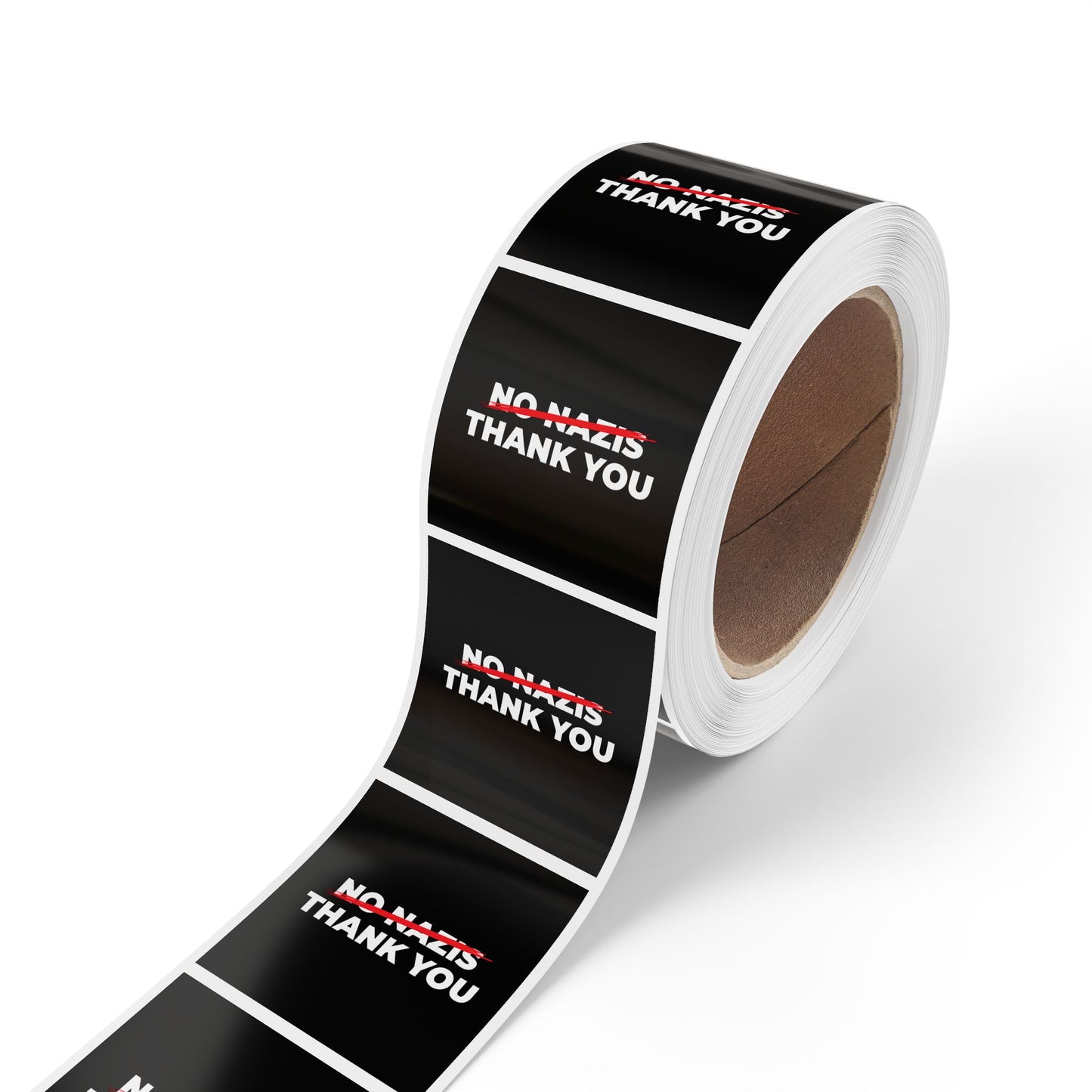 No Nazis Thank You - Sticker Rolls