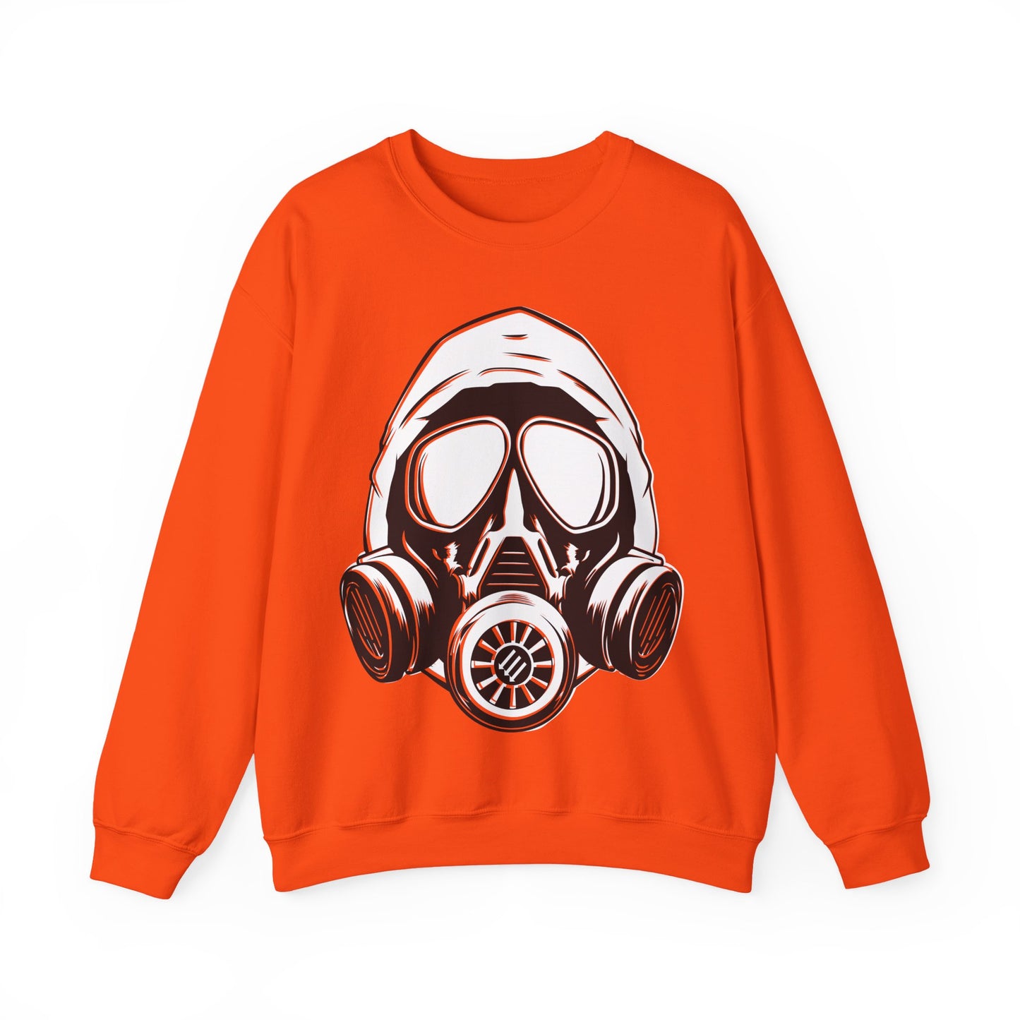 Hooded Antifa Gasmask Three Arrows - Sweatshirt