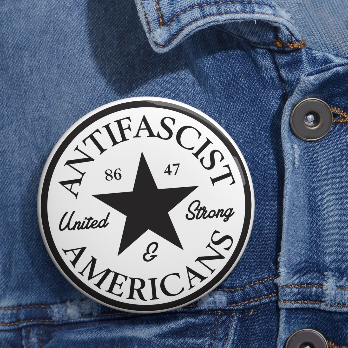 Antifascistes américains - Pin's