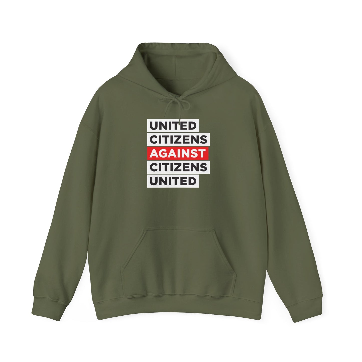 United Citizens Against Citizens United - Hoodie - Free Oppression