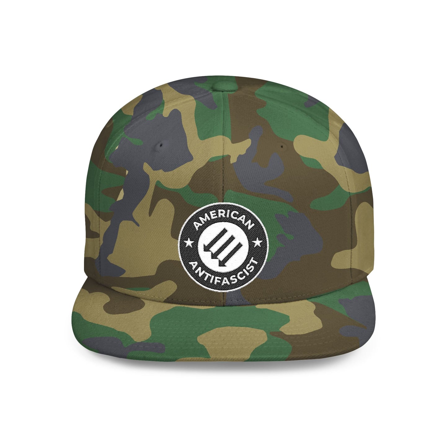 American Antifascist – Flat Bill Snapback Hat