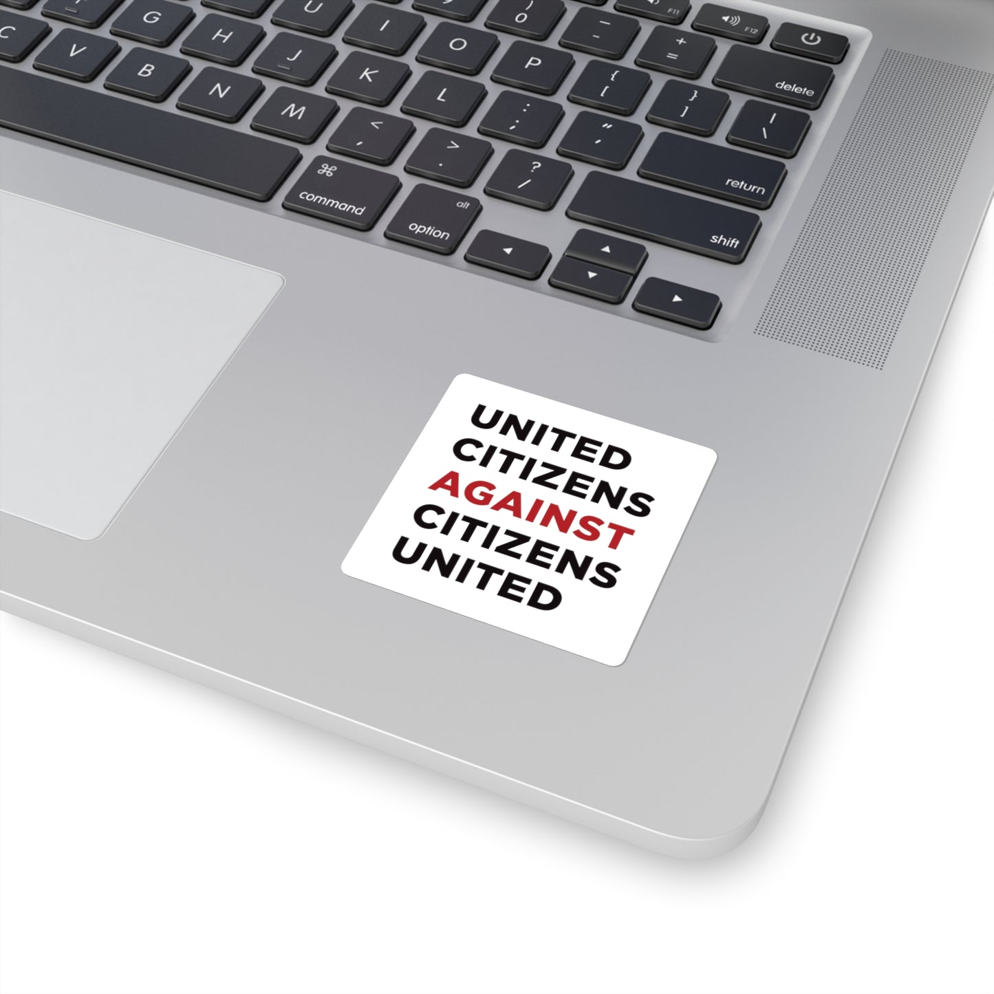 United Citizens Against Citizens United - Square Stickers - Free Oppression