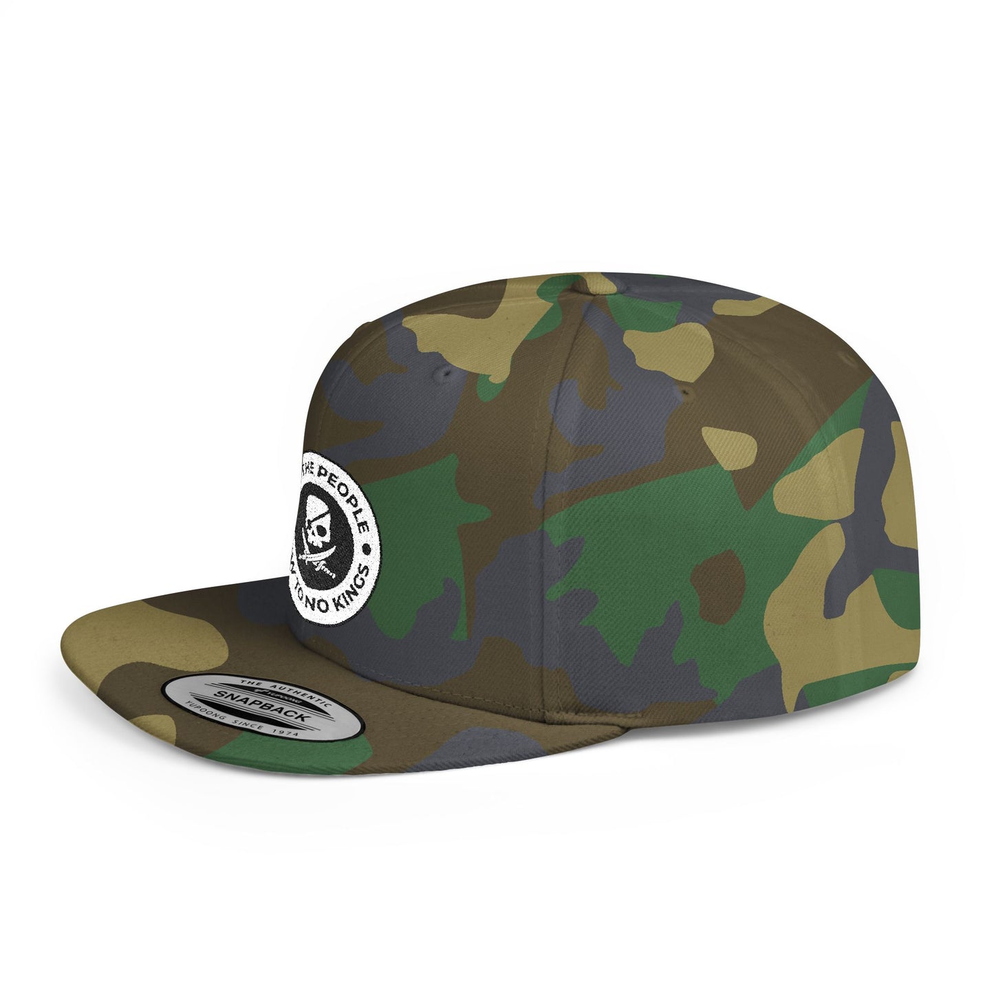 We The People Bow To No Kings – Flat Bill Snapback Hat