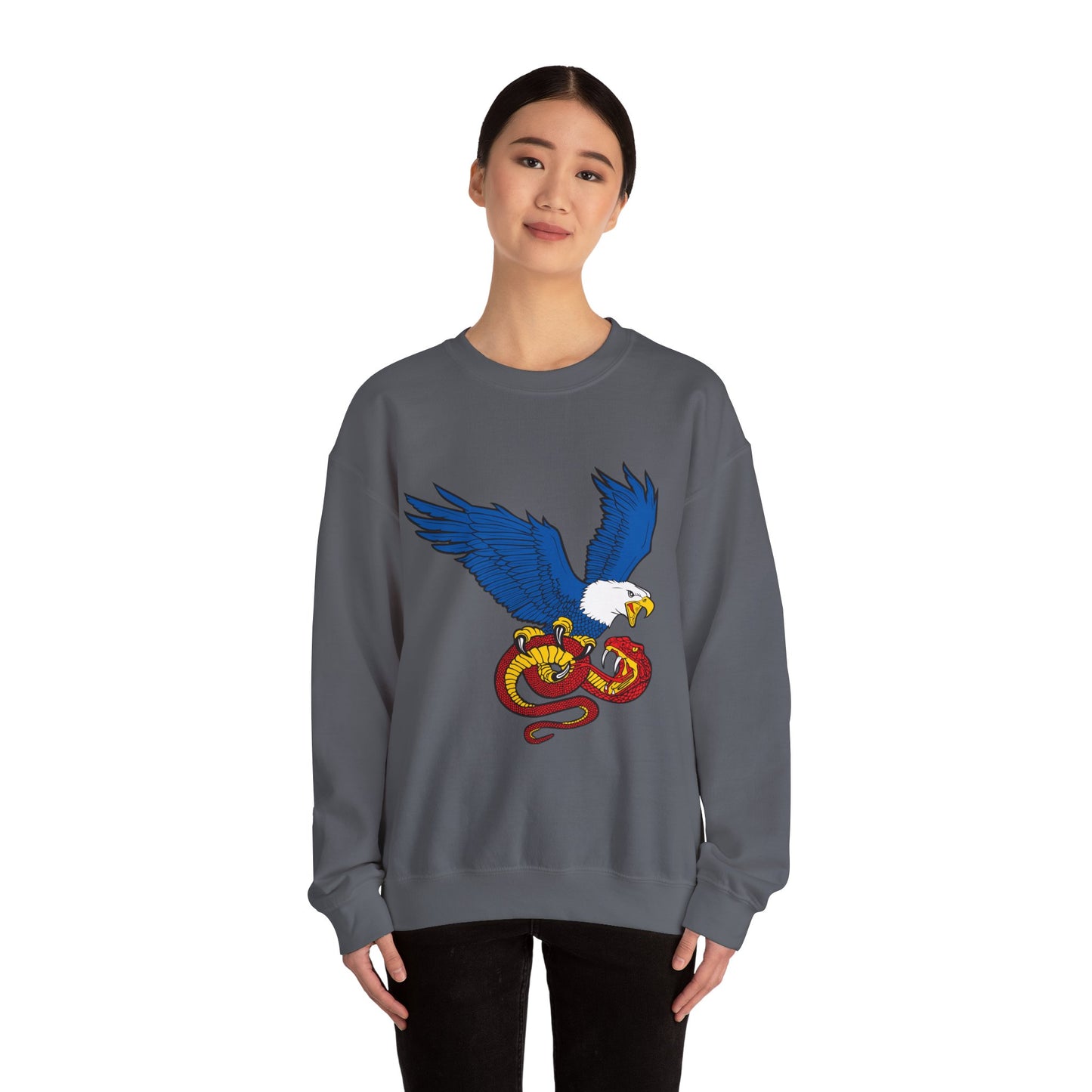 Democracy Eagle Vs. Fascist Snake - Sweatshirt