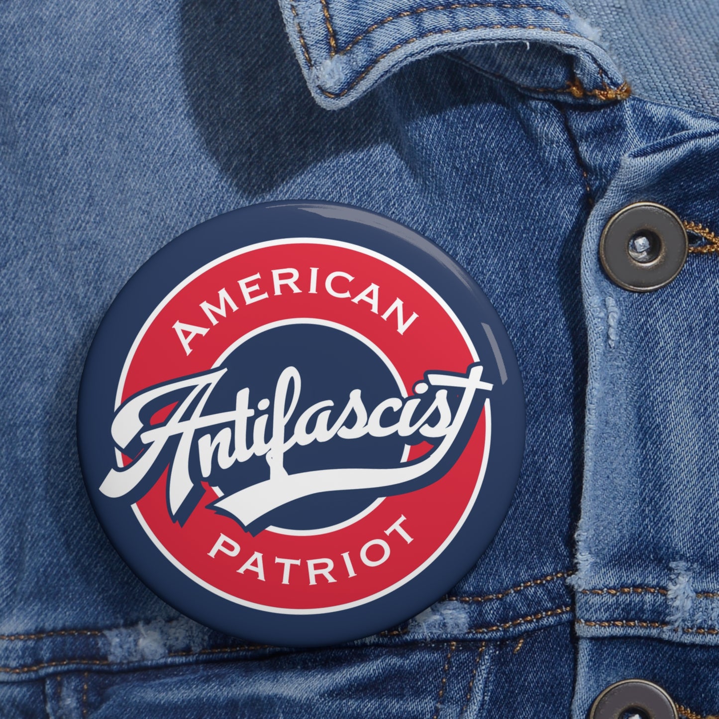 Antifascist American Patriot – Pin Button