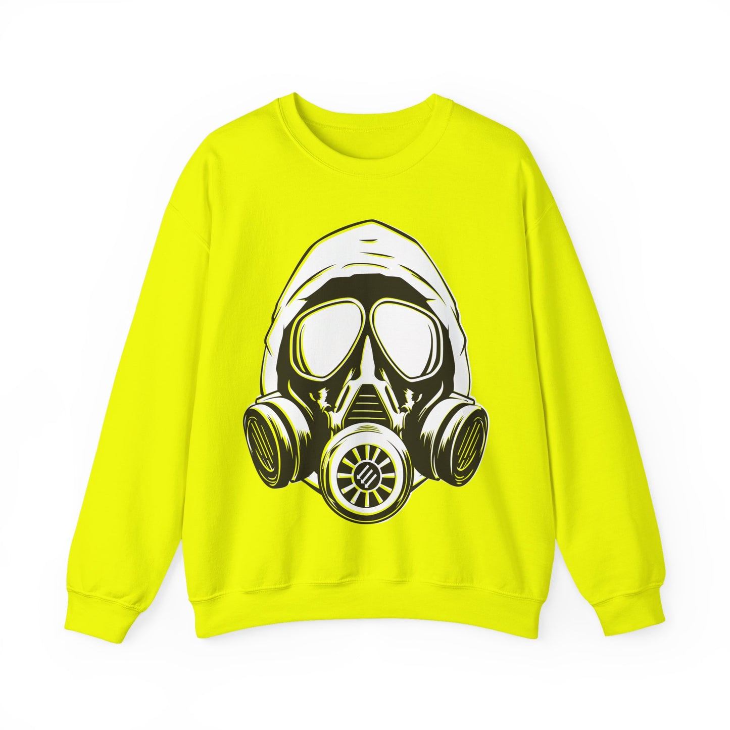 Hooded Antifa Gasmask Three Arrows - Sweatshirt