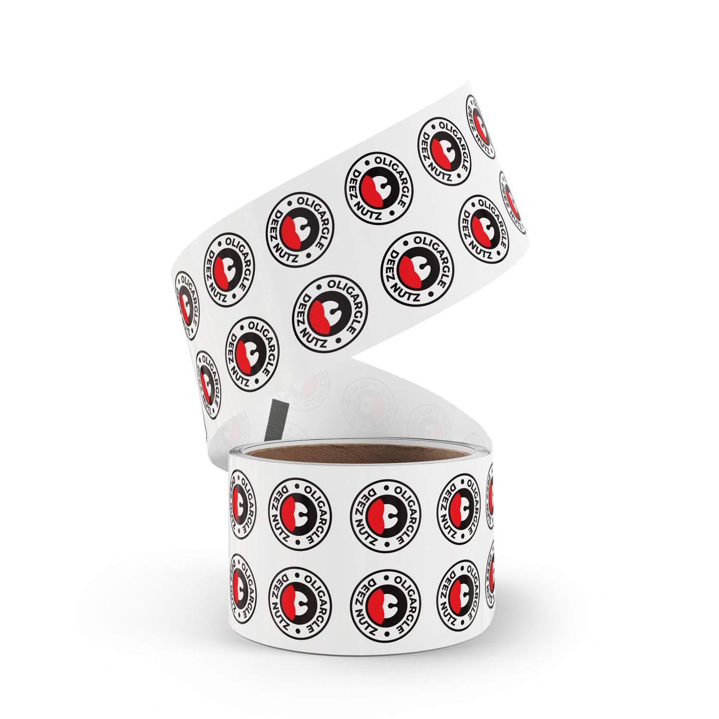 Oligargle Deez Nutz Round Sticker Label Rolls