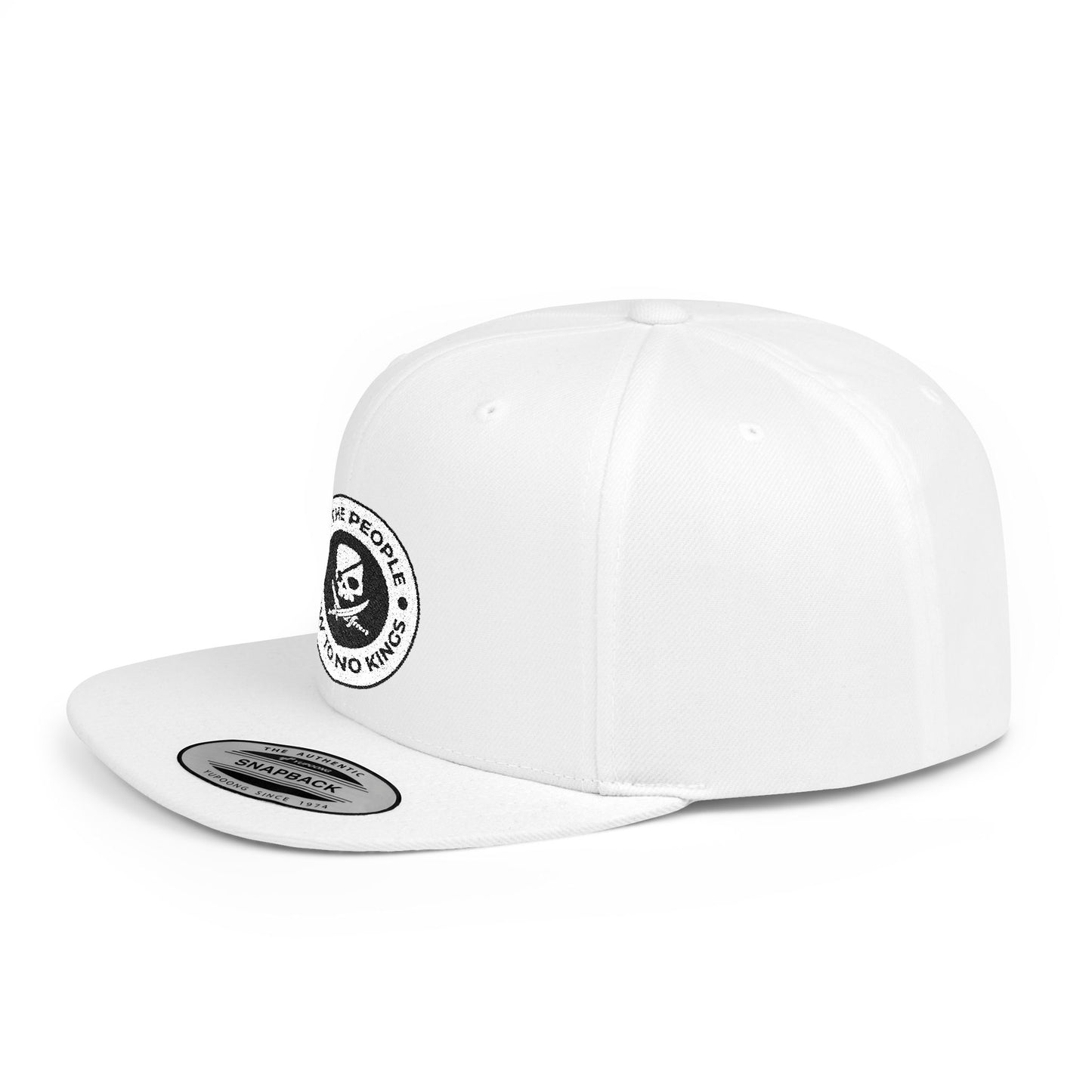 We The People Bow To No Kings – Flat Bill Snapback Hat