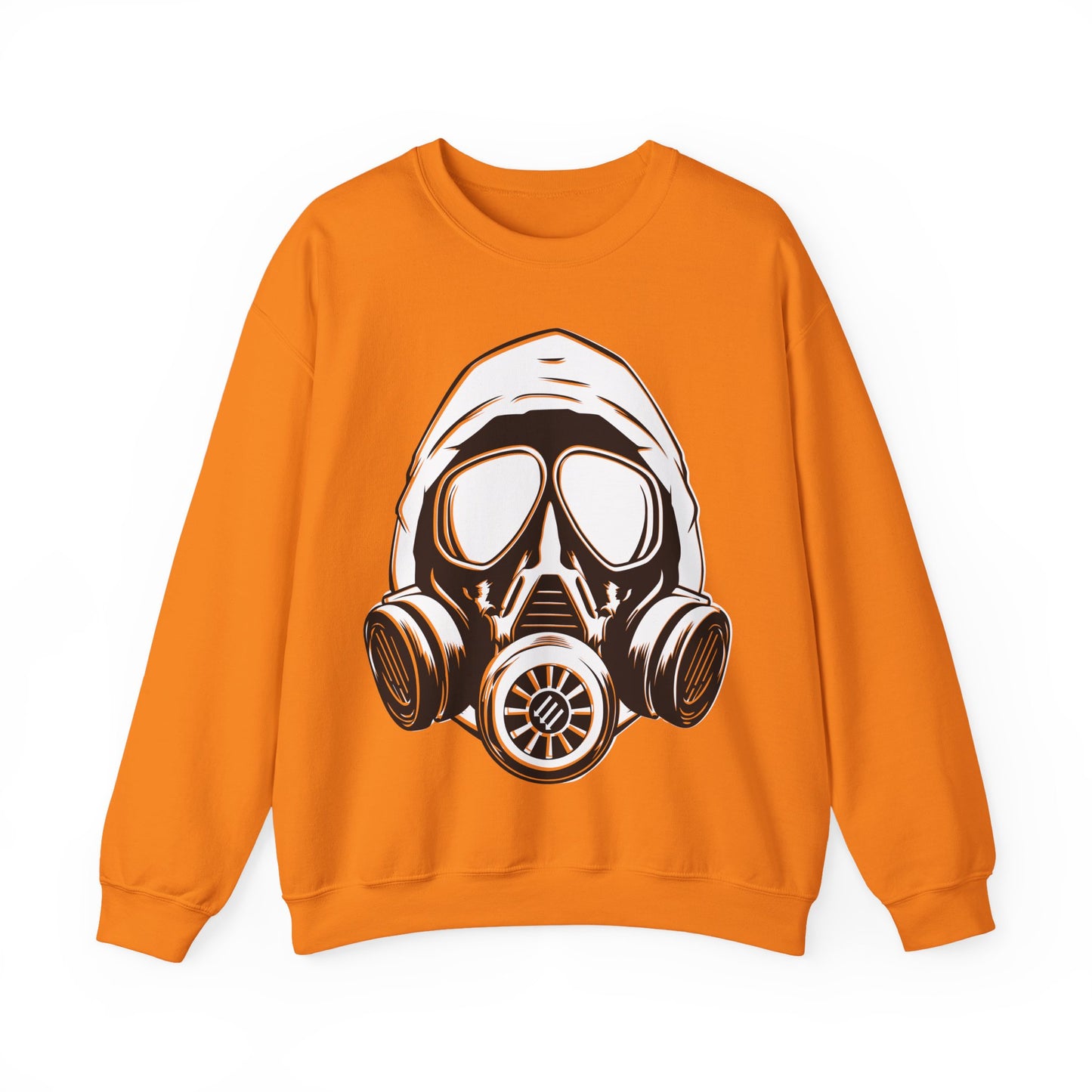 Hooded Antifa Gasmask Three Arrows - Sweatshirt