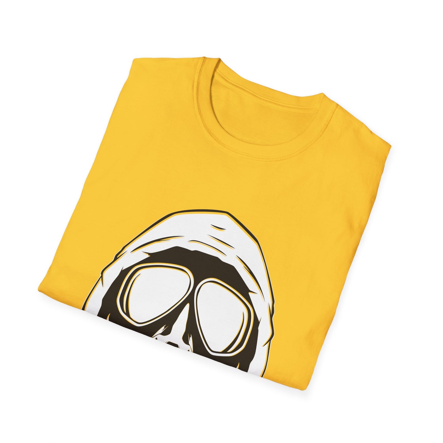 Hooded Antifa Gasmask Three Arrows T-shirt