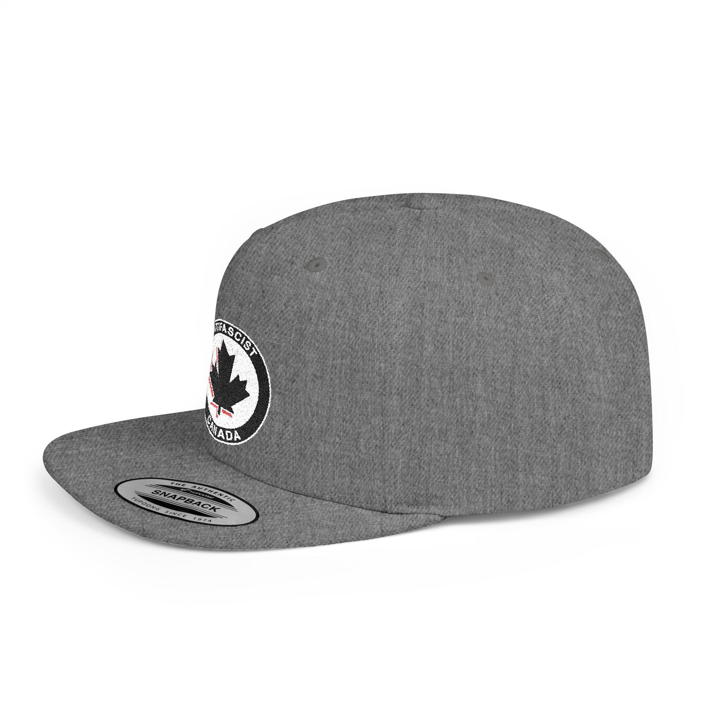 Antifascist Canada – Flat Bill Snapback Hat