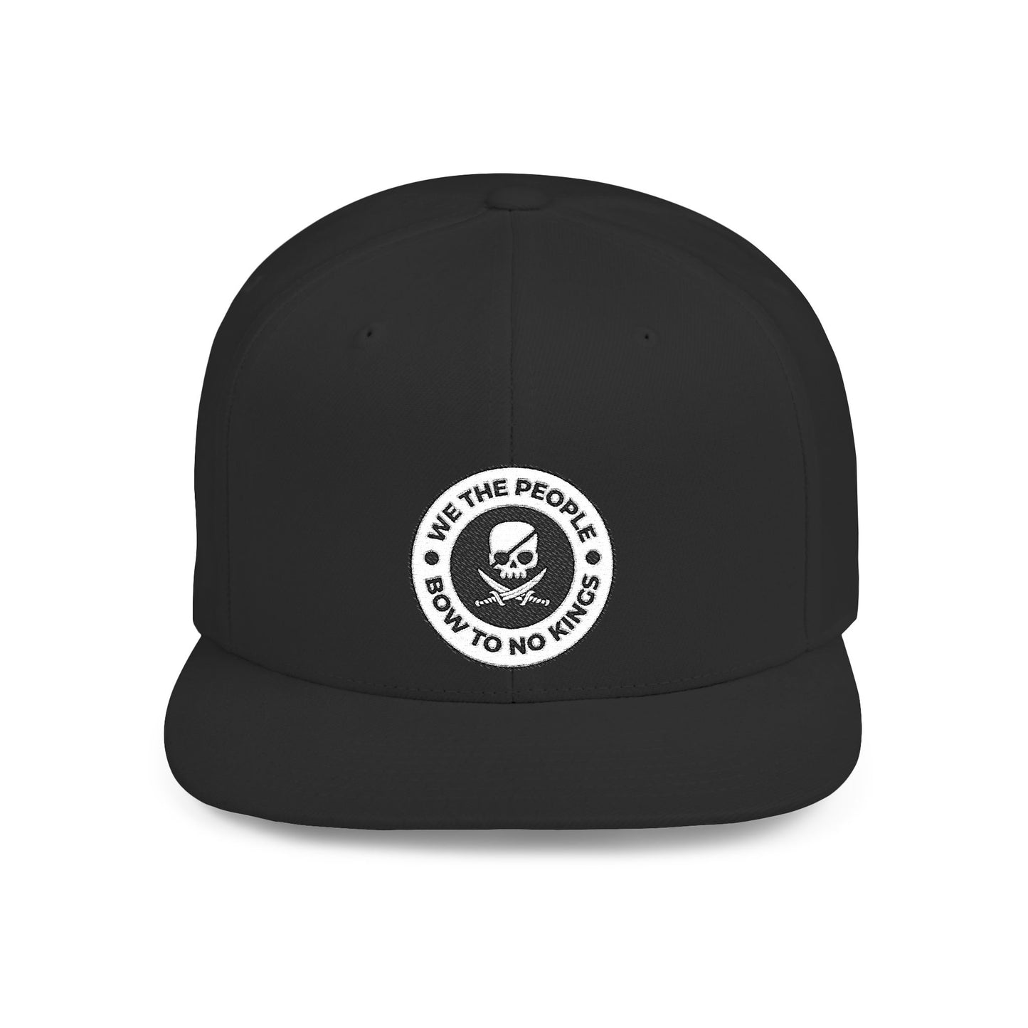 We The People Bow To No Kings – Flat Bill Snapback Hat