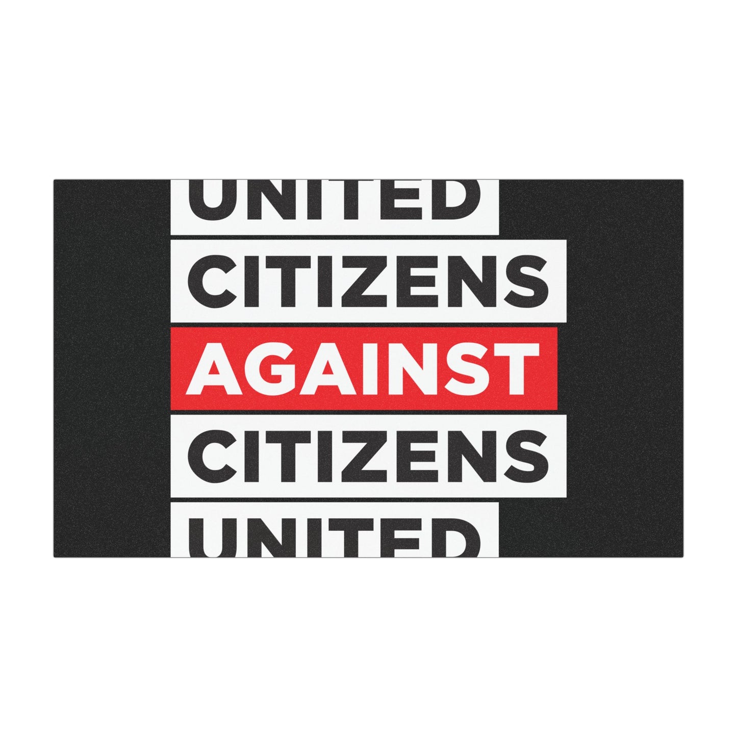 United Citizens Against Citizens United - Car Magnet - Free Oppression