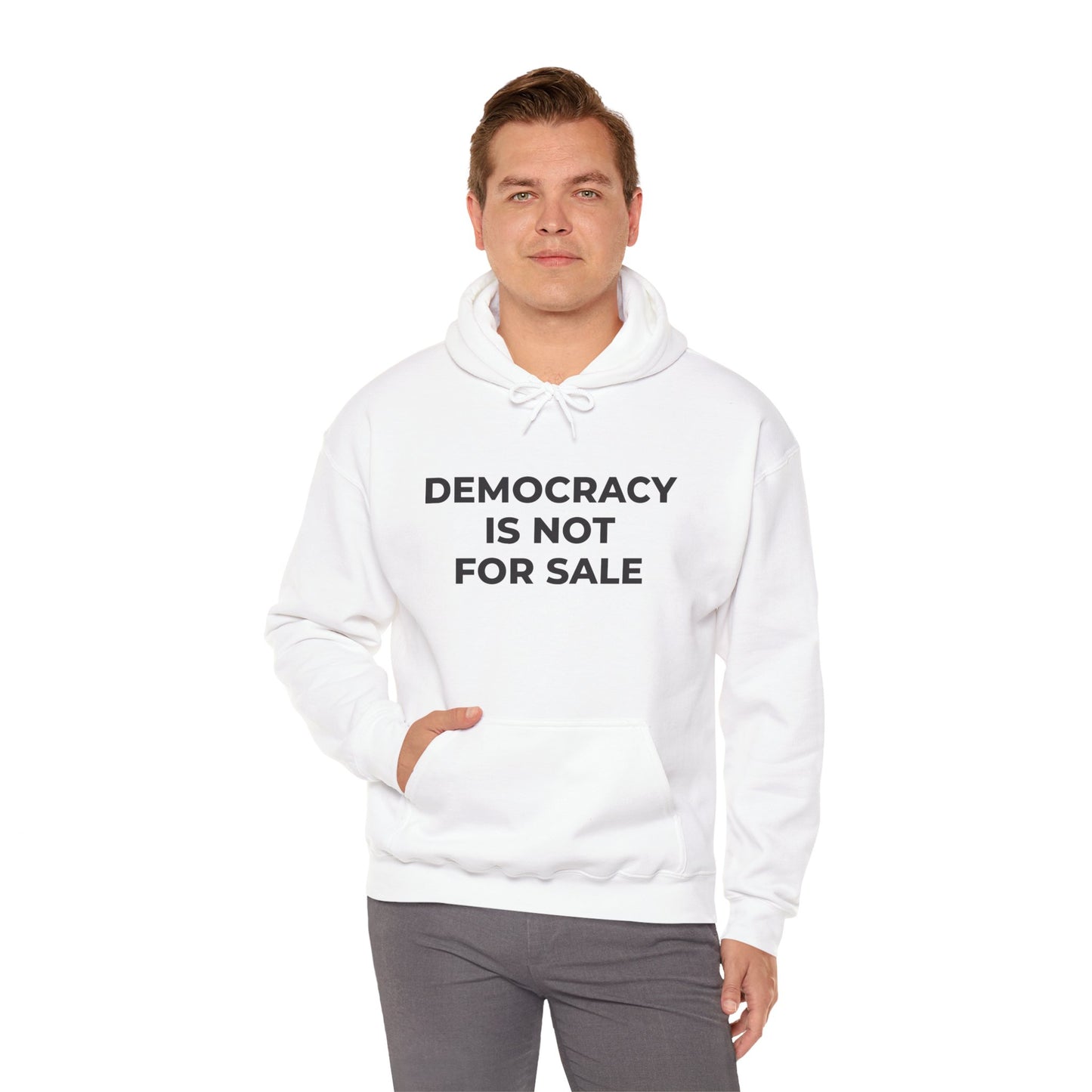 Hoodie - Democracy Is Not For Sale - Free Oppression