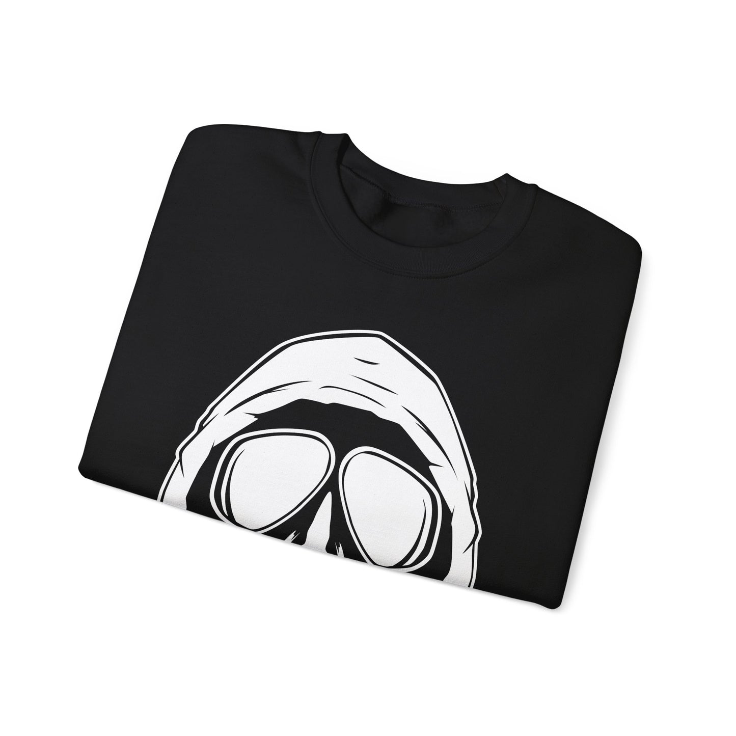 Hooded Antifa Gasmask Three Arrows - Sweatshirt