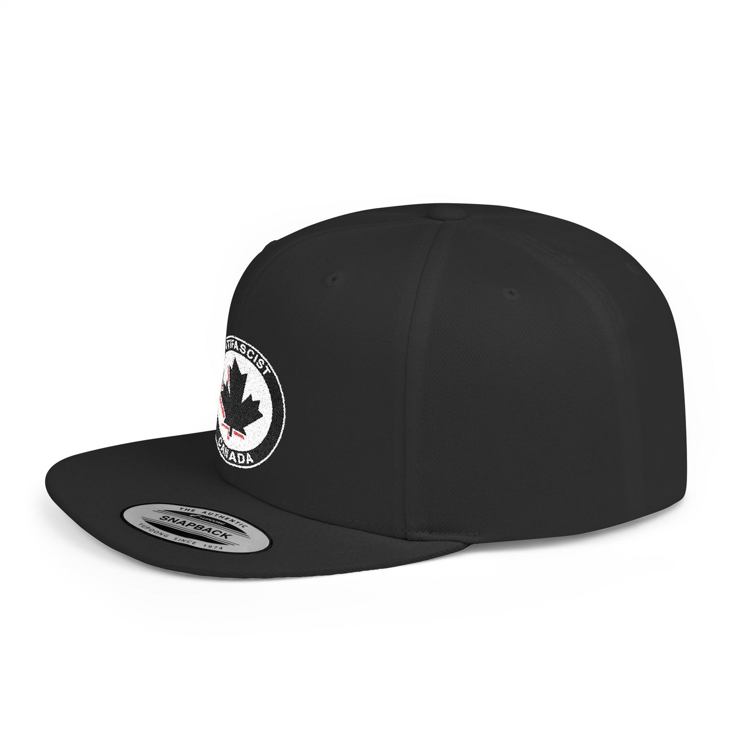 Antifascist Canada – Flat Bill Snapback Hat