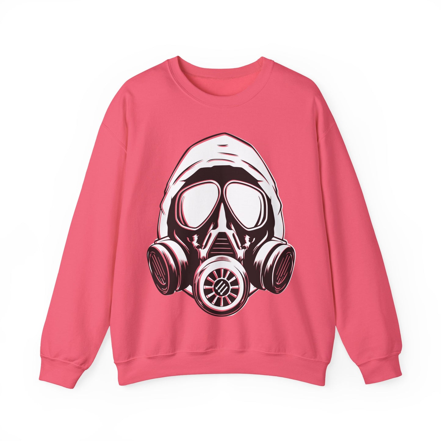 Hooded Antifa Gasmask Three Arrows - Sweatshirt