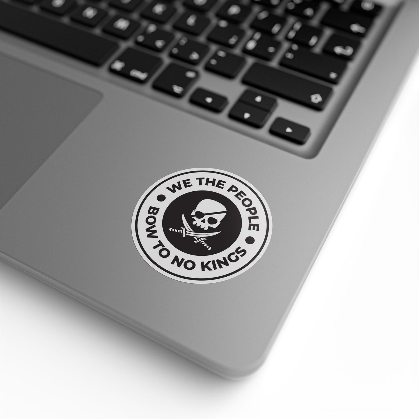 We The People Bow To No Kings Round Sticker Label Rolls