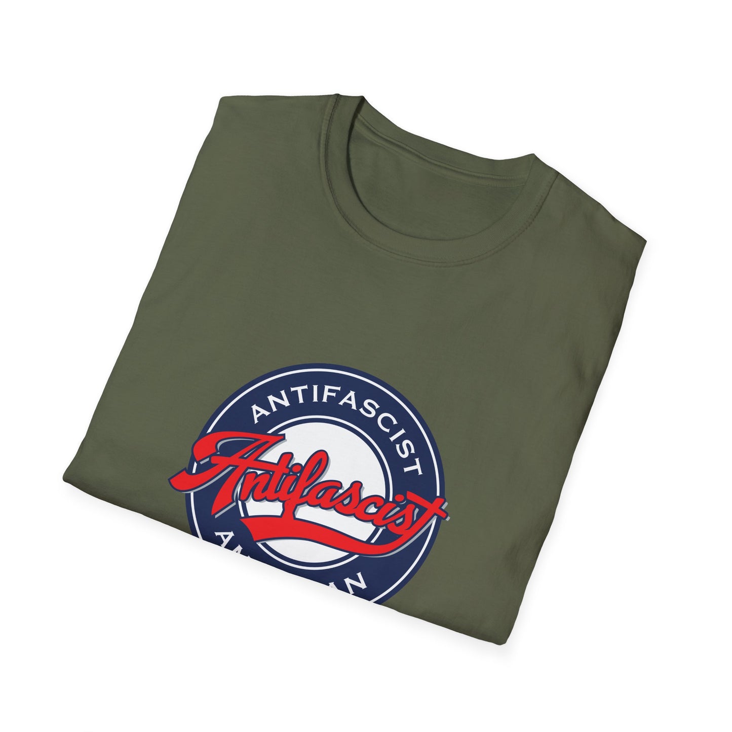 Antifascist American Baseball T-shirt