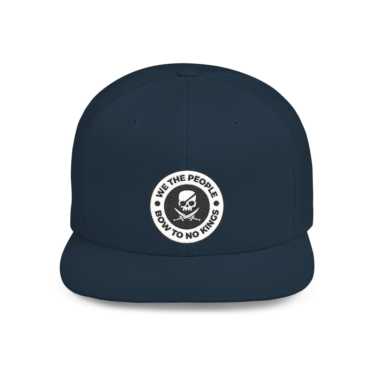 We The People Bow To No Kings – Flat Bill Snapback Hat