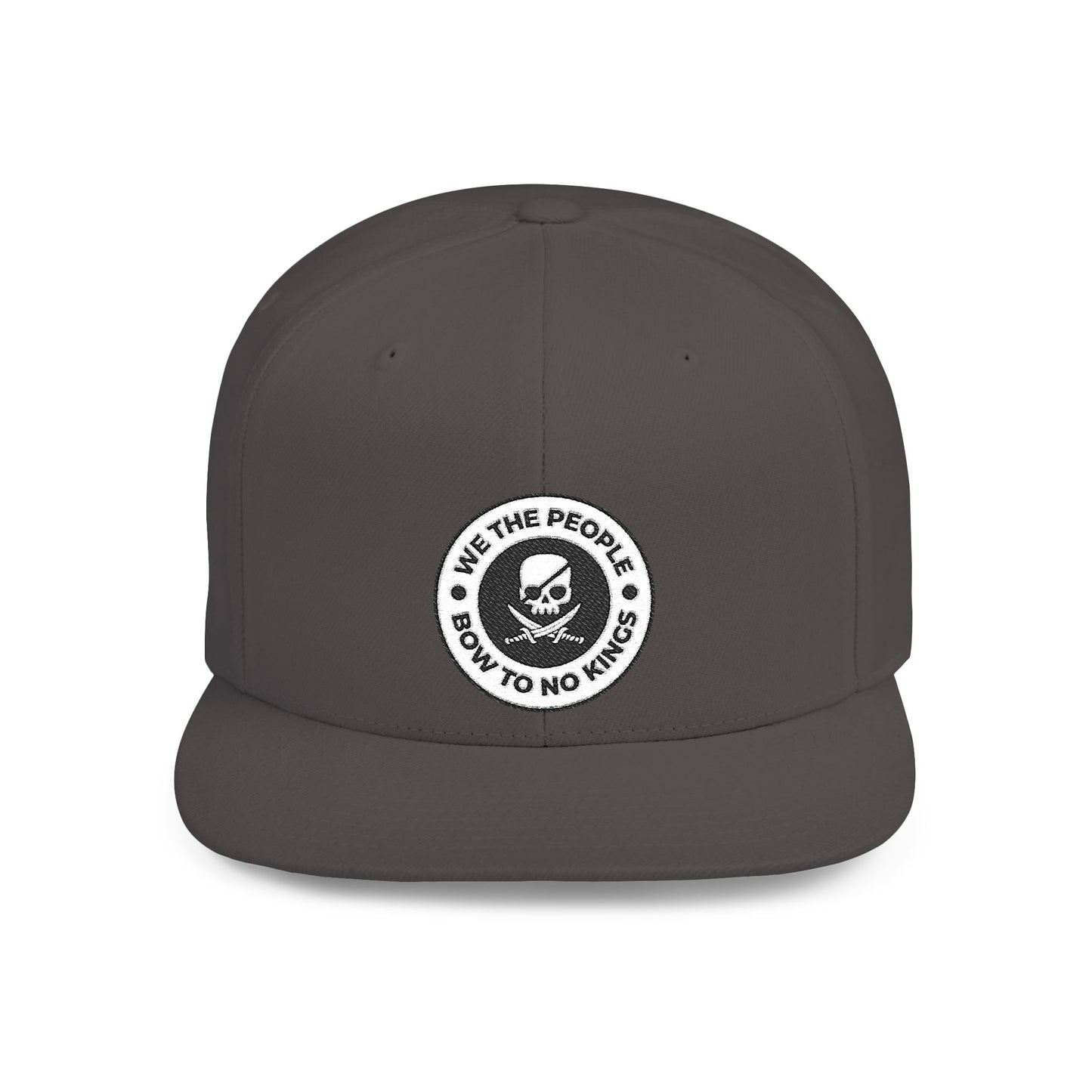 We The People Bow To No Kings – Flat Bill Snapback Hat