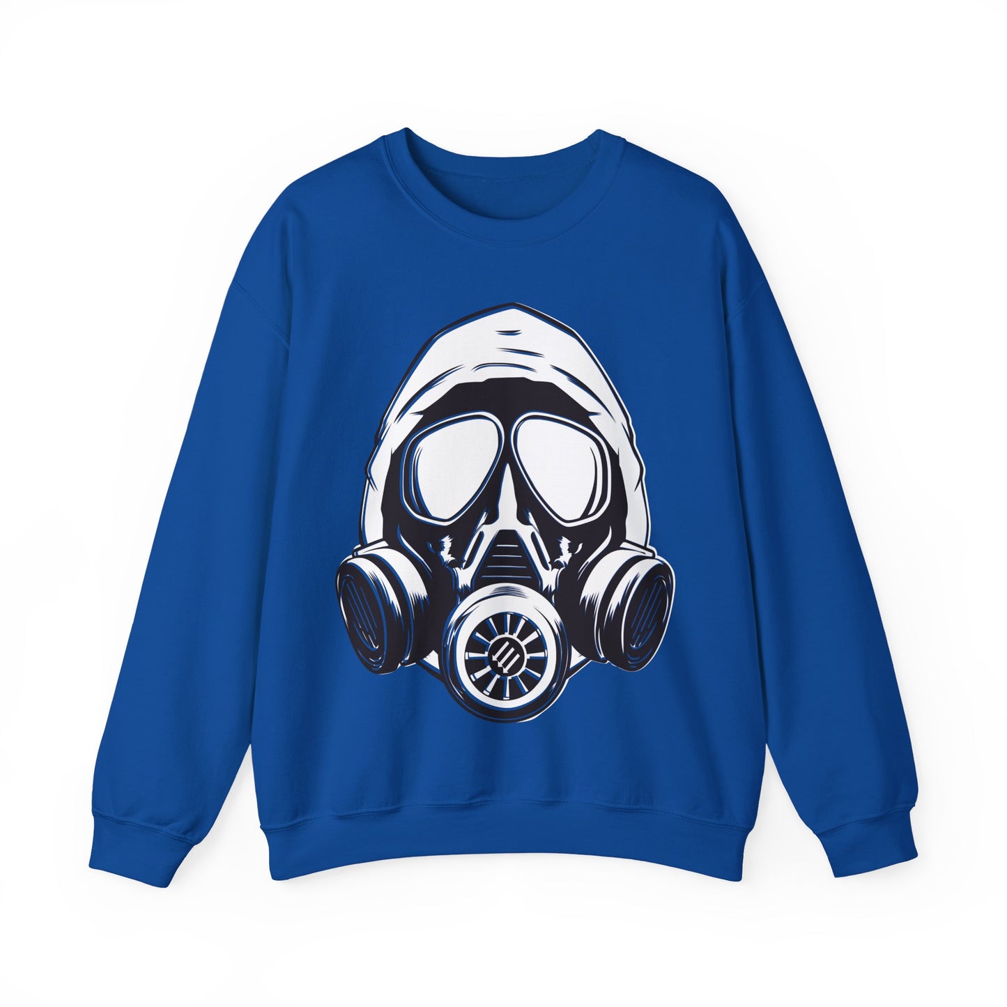 Hooded Antifa Gasmask Three Arrows - Sweatshirt