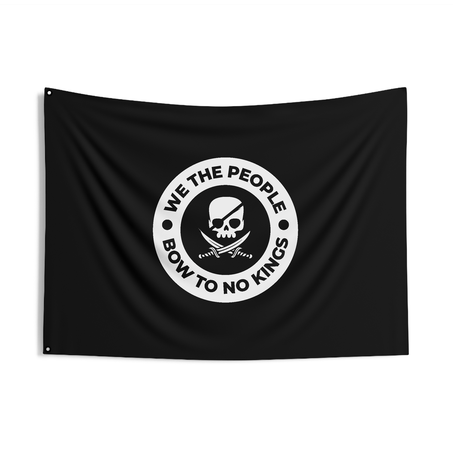 We The People Bow To No Kings Double Sided Flag