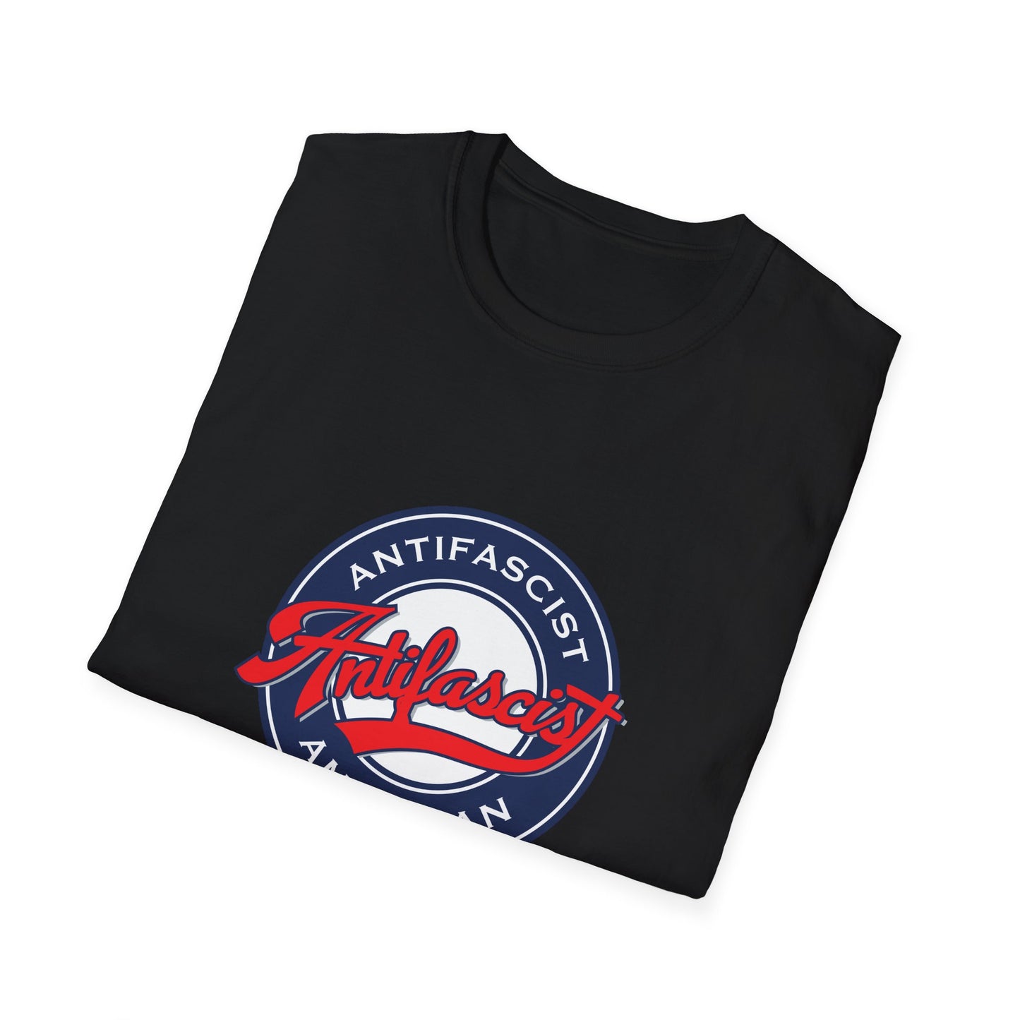 Antifascist American Baseball T-shirt