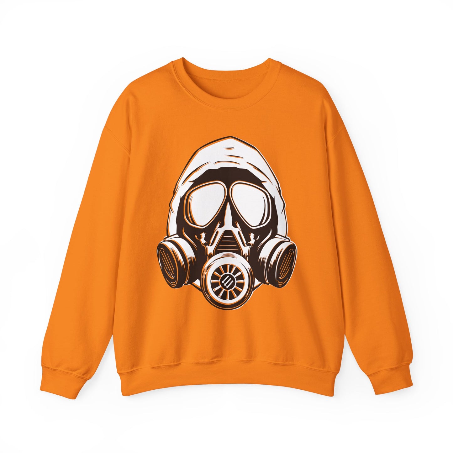 Hooded Antifa Gasmask Three Arrows - Sweatshirt