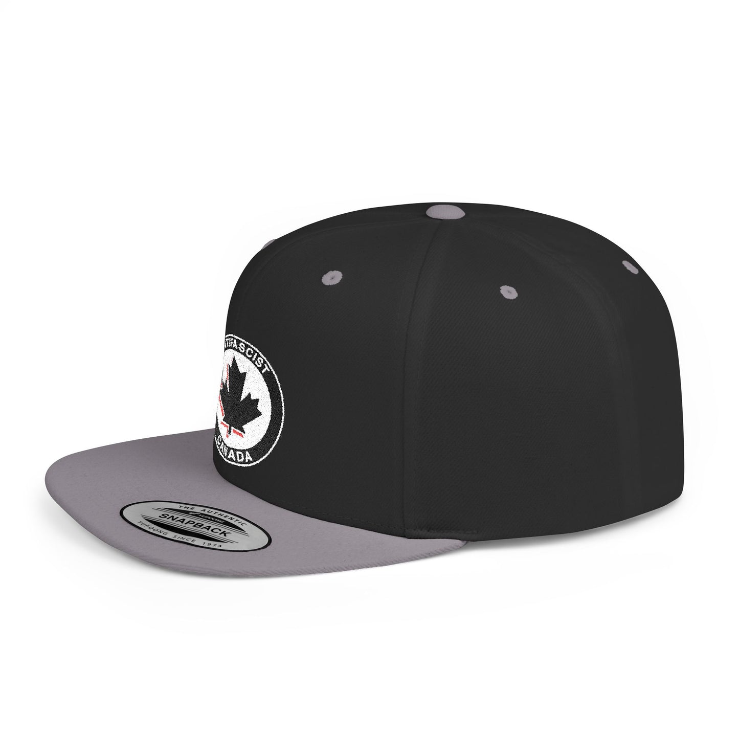 Antifascist Canada – Flat Bill Snapback Hat