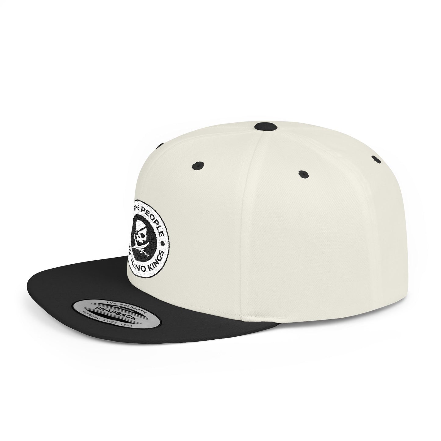 We The People Bow To No Kings – Flat Bill Snapback Hat