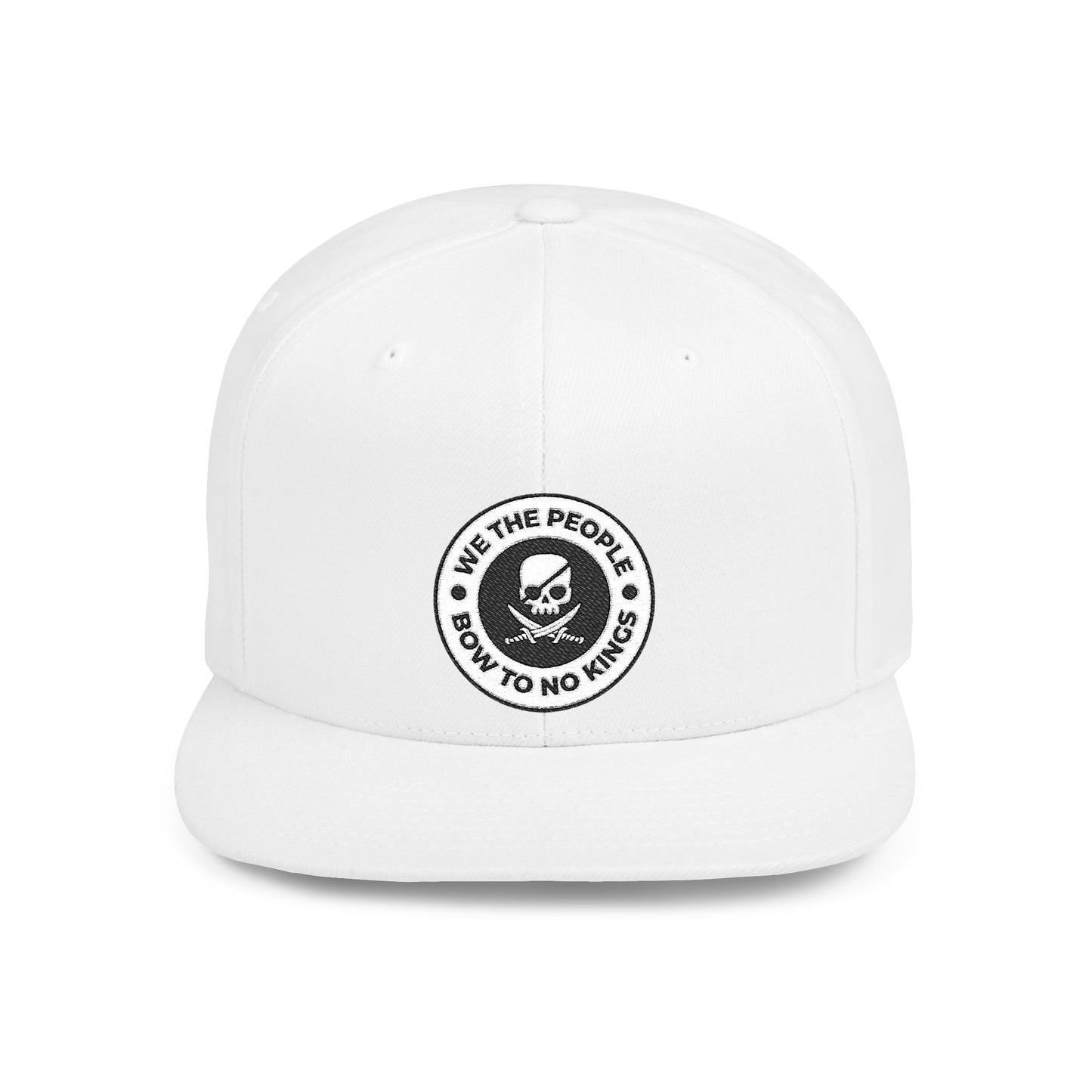 We The People Bow To No Kings – Flat Bill Snapback Hat