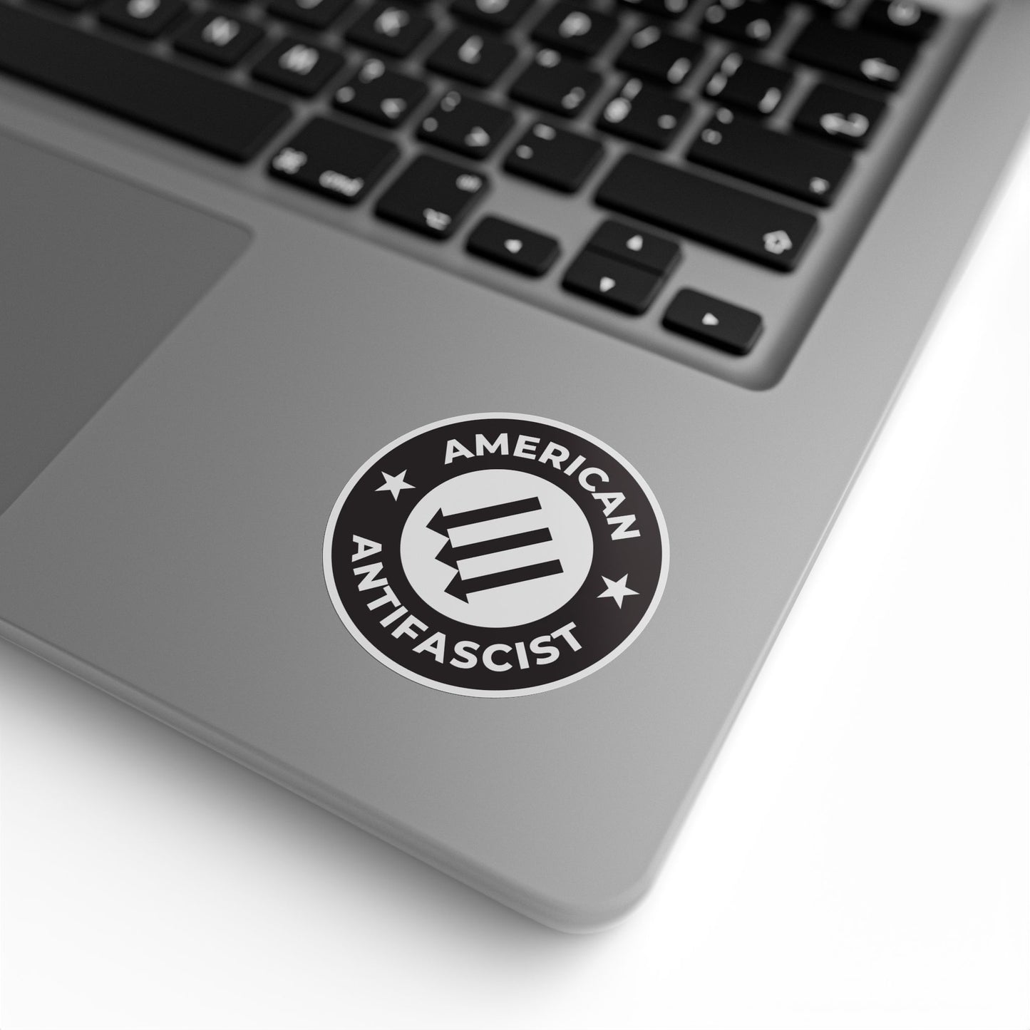 American Antifascist Round Sticker Label Rolls