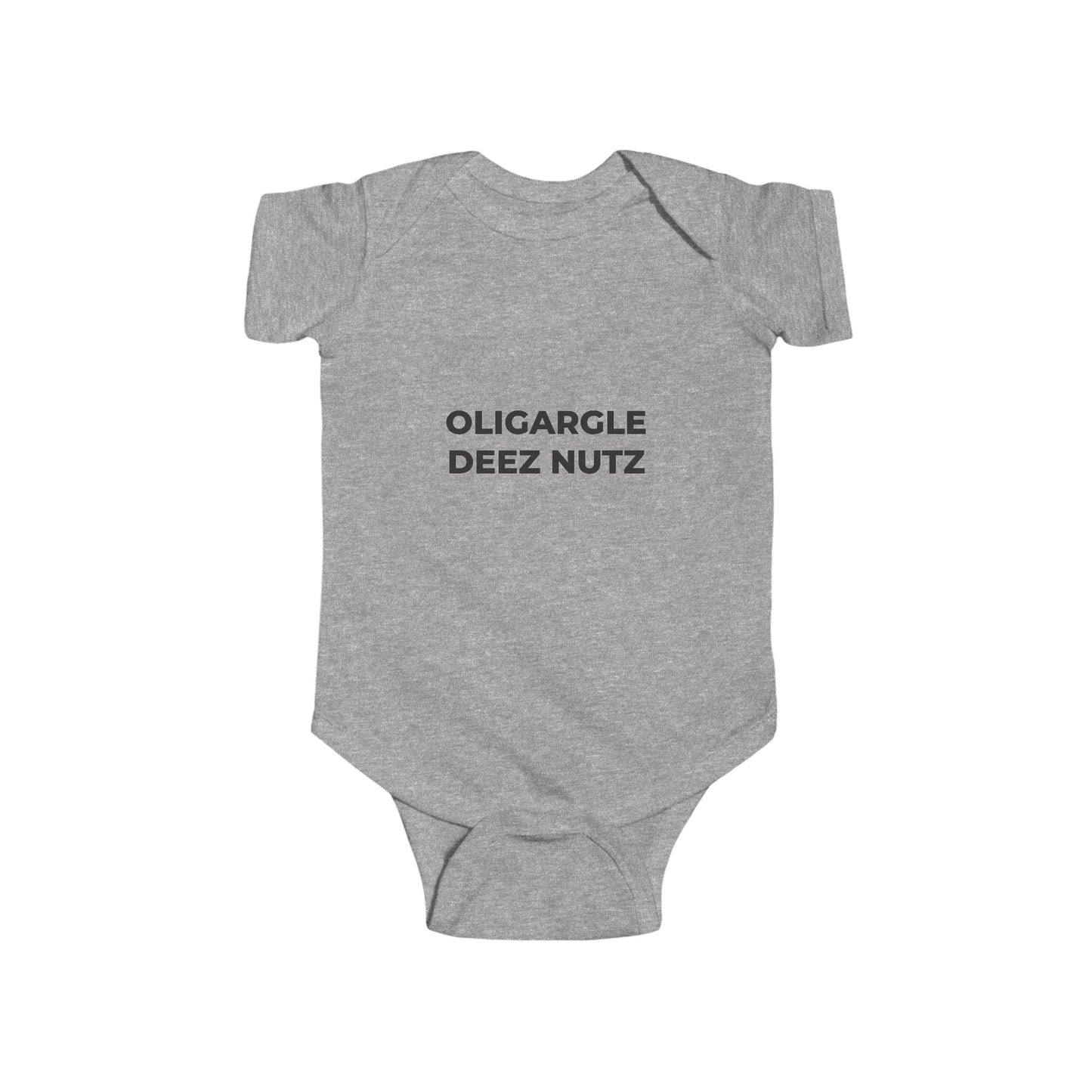 Infant Bodysuit - Oligargle Deez Nutz - Free Oppression