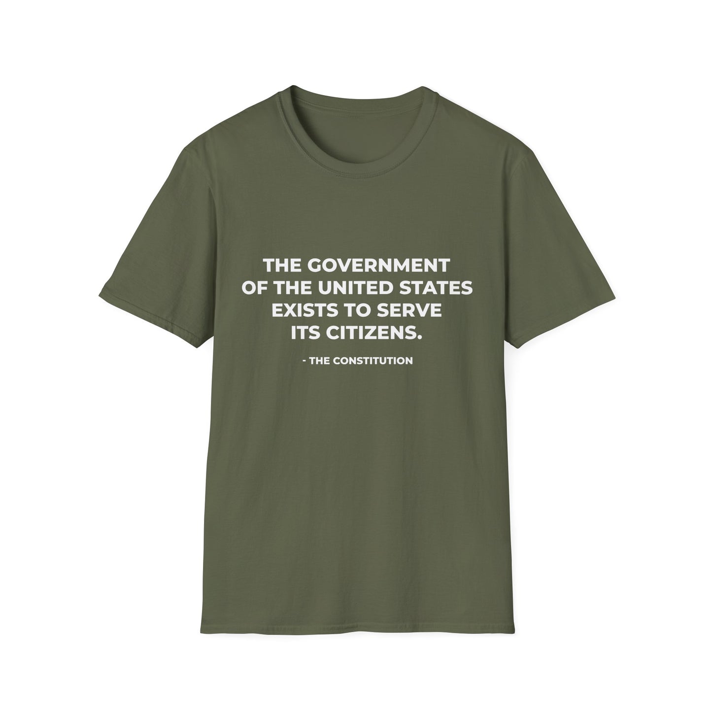 Le gouvernement des États-Unis existe pour servir ses citoyens - T-shirt