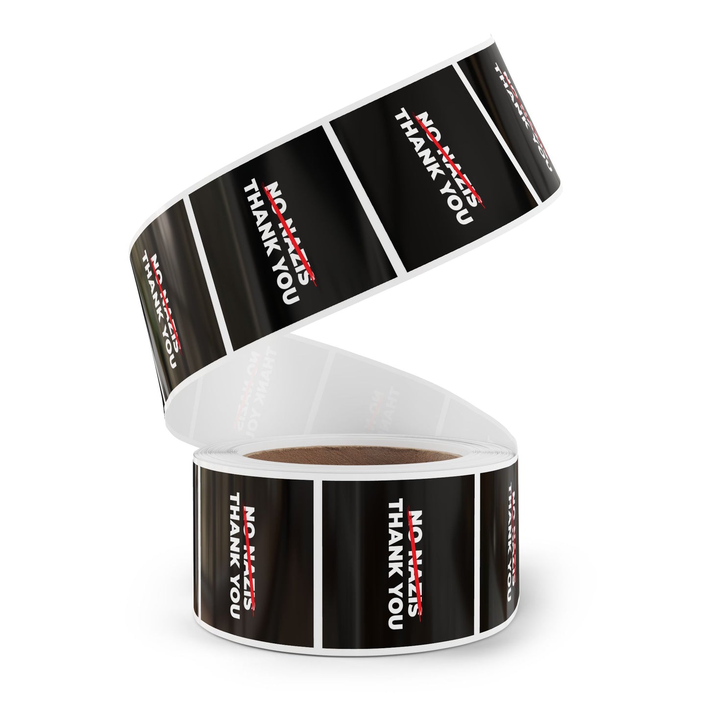 No Nazis Thank You - Sticker Rolls