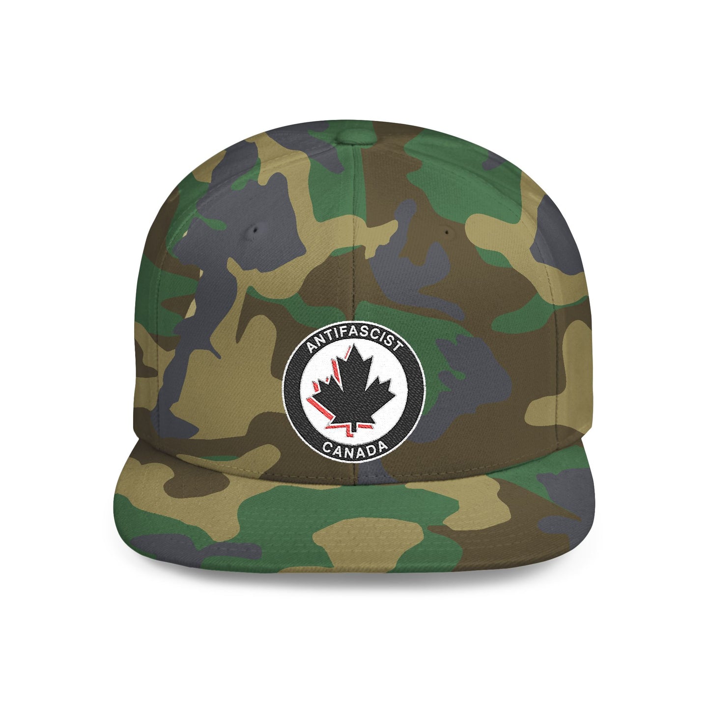 Antifascist Canada – Flat Bill Snapback Hat