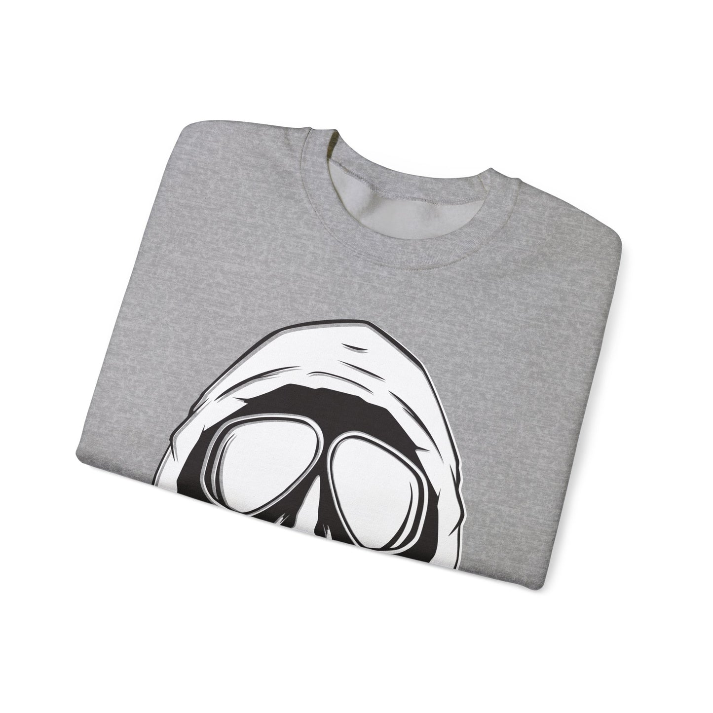 Hooded Antifa Gasmask Three Arrows - Sweatshirt