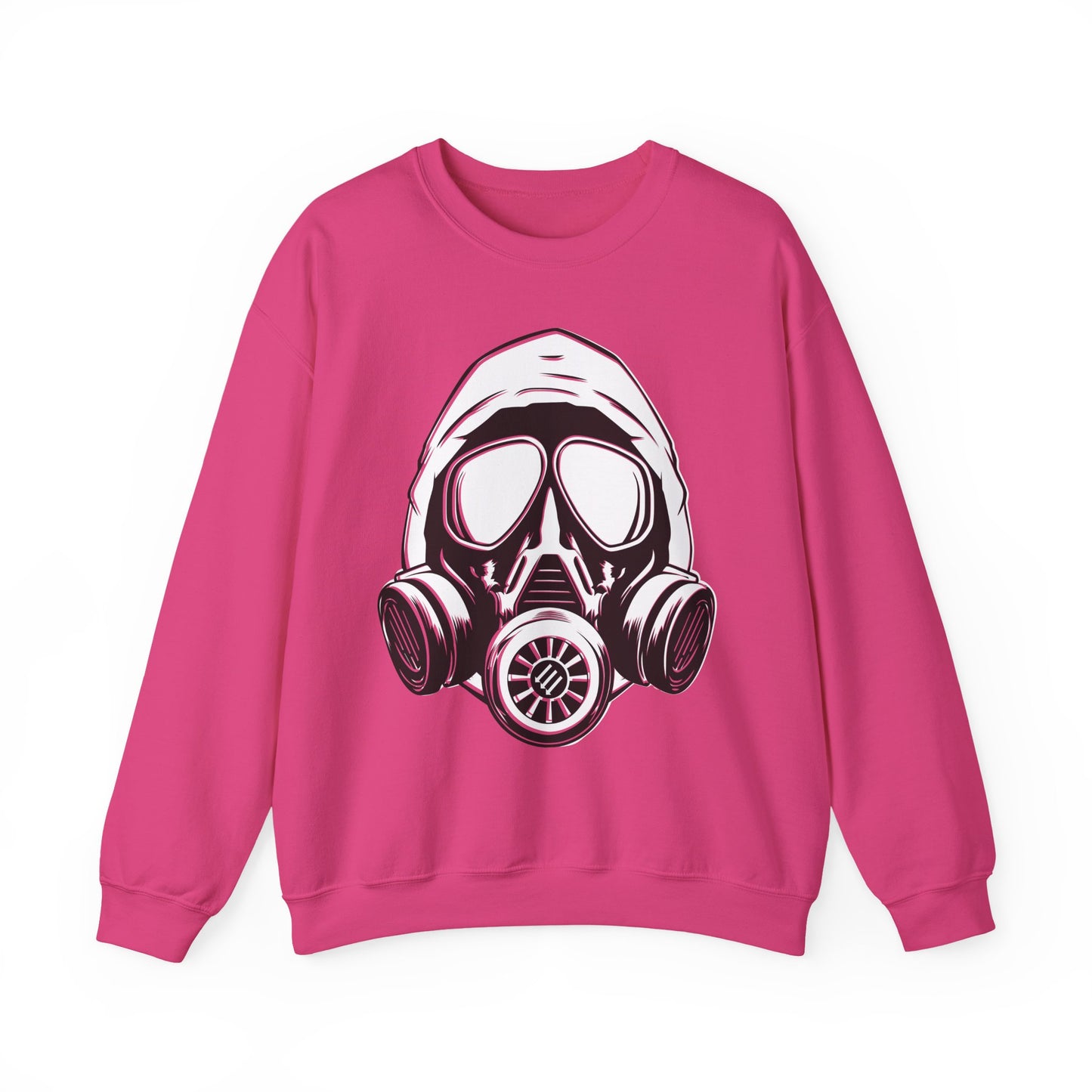 Hooded Antifa Gasmask Three Arrows - Sweatshirt