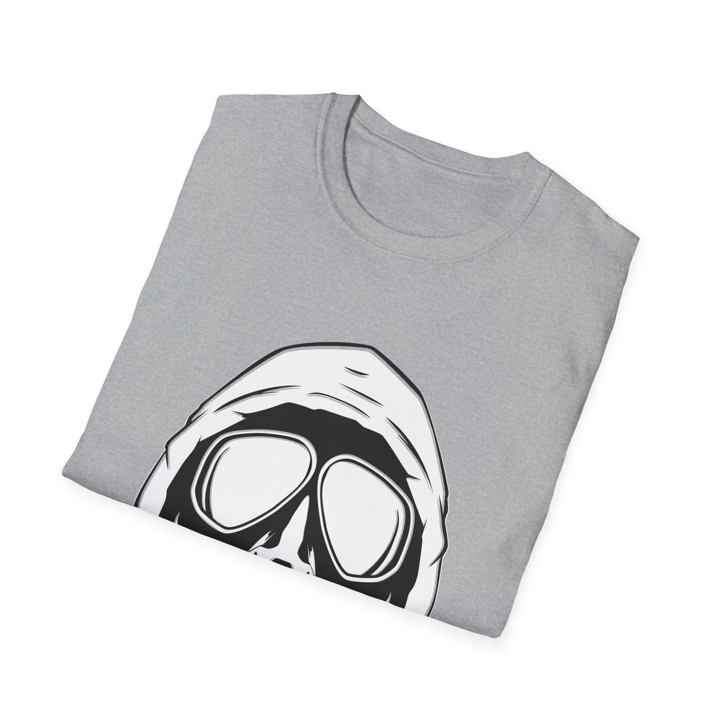Hooded Antifa Gasmask Three Arrows T-shirt
