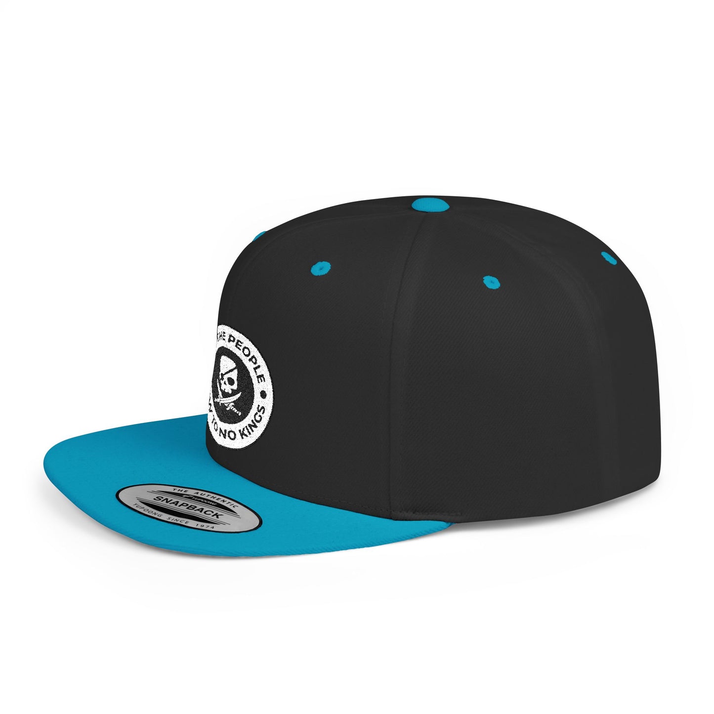 We The People Bow To No Kings – Flat Bill Snapback Hat